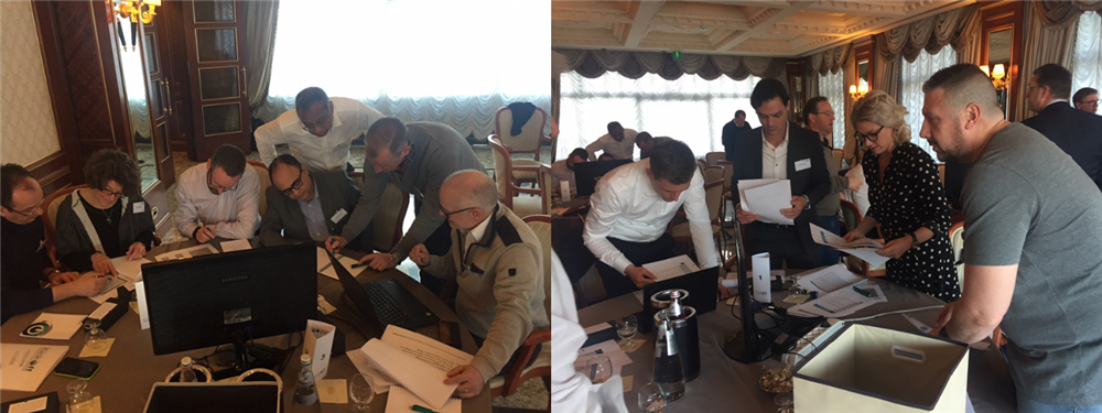 People from Expleo playing the sim