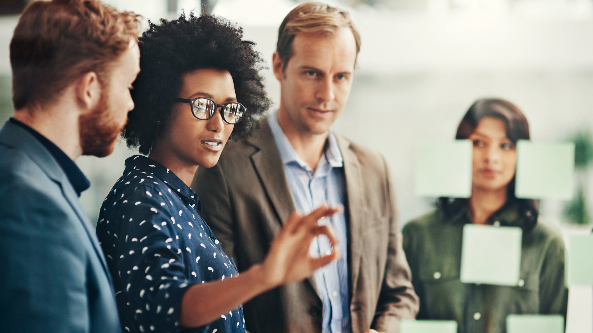 Group of people having a meeting