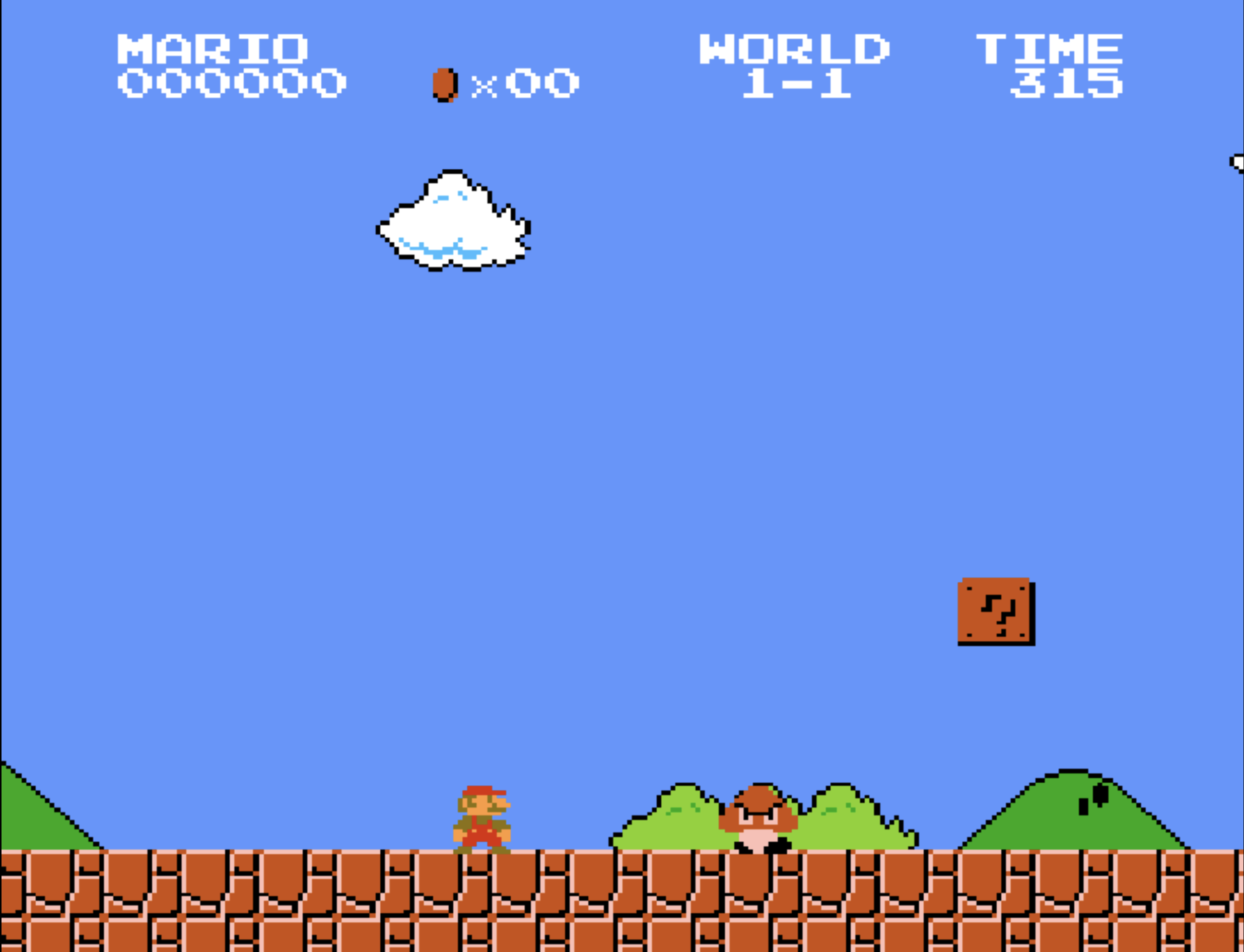 A screenshot from Super Mario Bros. 2